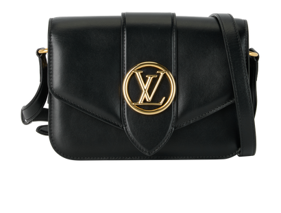 Pont 9 PM, £1,900, Handbags, Black, Leather, Front view